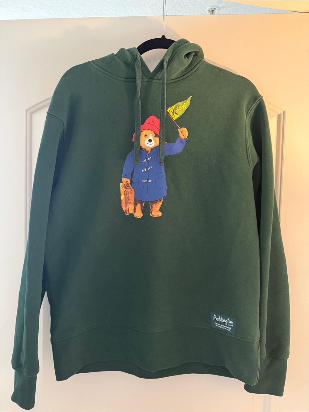 Zara Forest Green Paddington Bear Hoodie